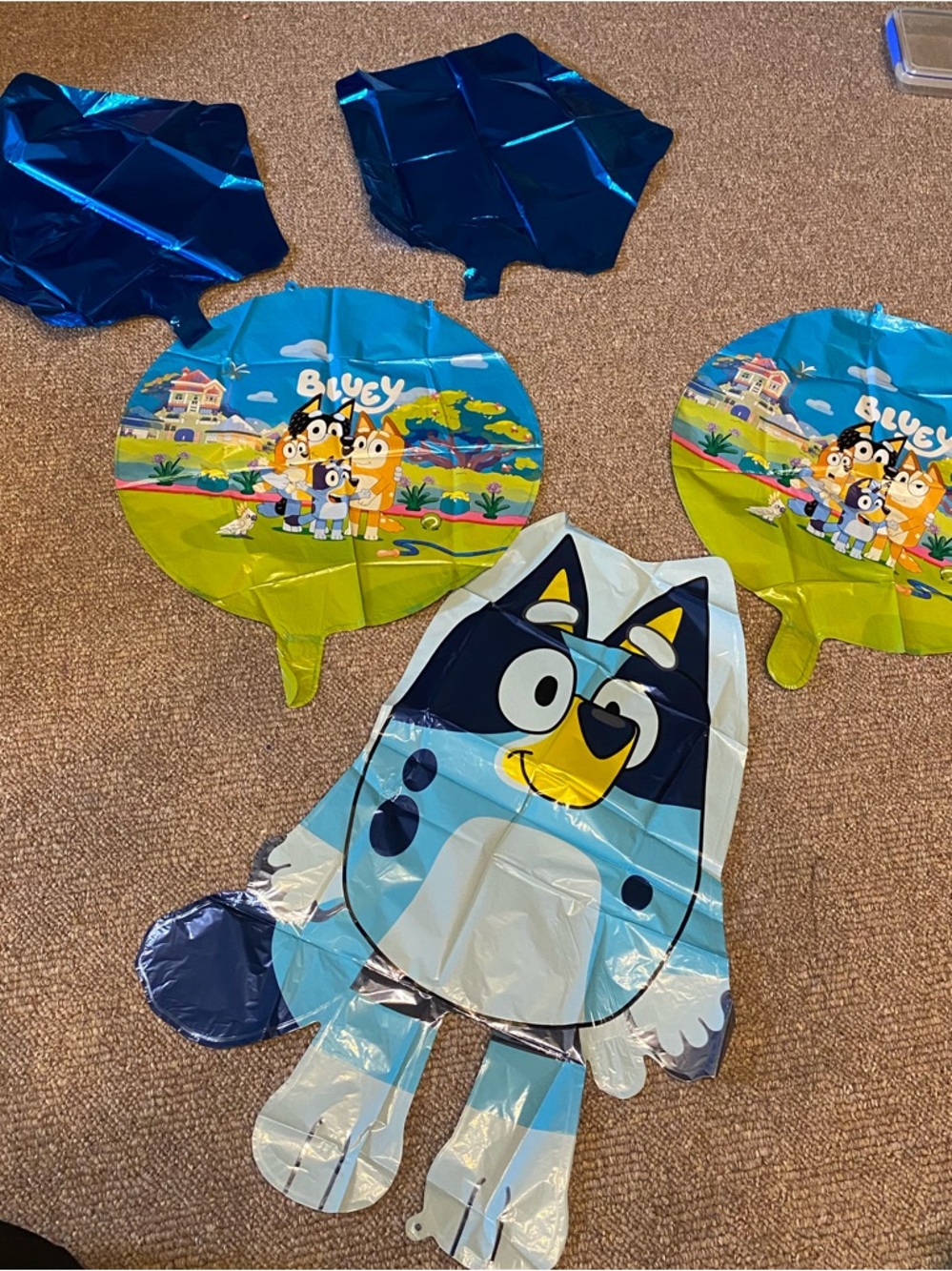 Bluey Foil Party Balloons - 5 Piece